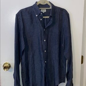Hartford Alternative Classics Linen Button-Up (M)